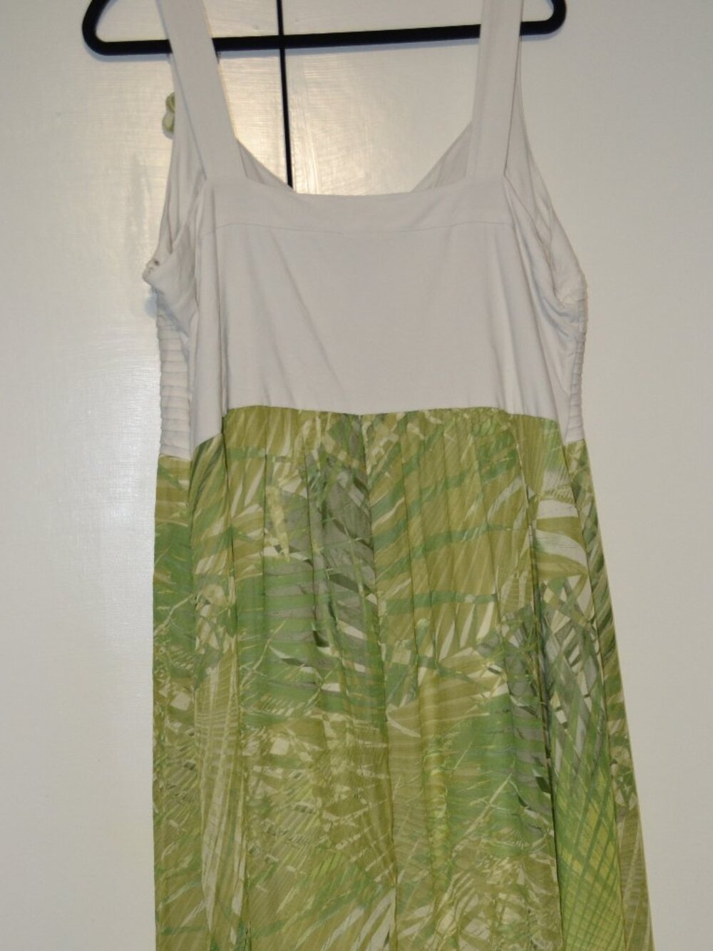 Signature by Robbie Bee Tropical Palm Print Maxi Dress Size 22W Plus Size - Picture 4 of 5